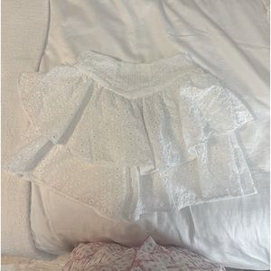 White Eyelet SHEIN shorts! So cute! Size XS but could fit a small!